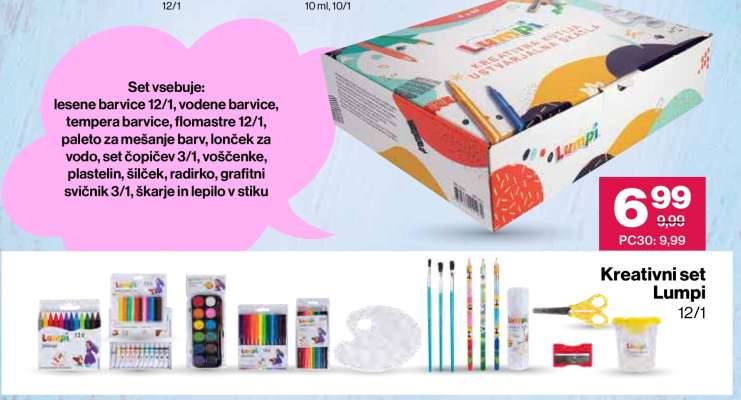 Kreativni set Lumpi