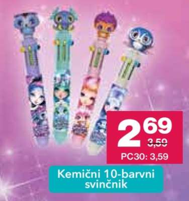 Kemični 10-barvni svinčnik