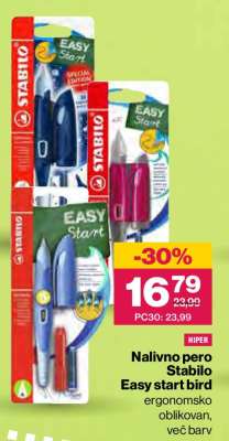 Nalivno pero Stabilo Easy start bird