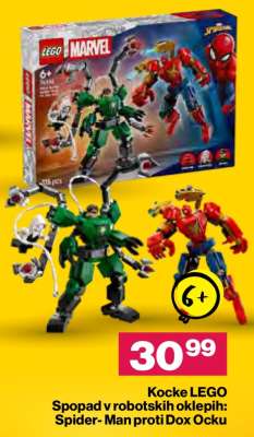 Kocke LEGO Spopad v robotskih oklepih: Spider-Man proti Dox Ocku
