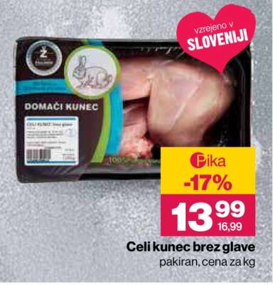 Celi kunec brez glave