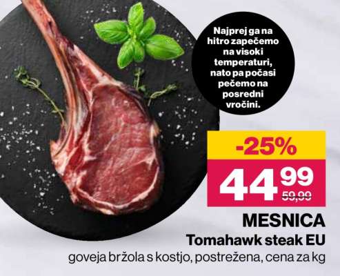 Tomahawk steak EU