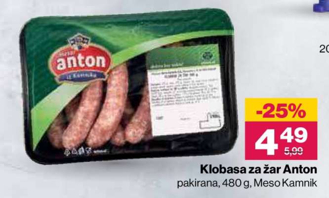 KLOBASA ZA ŽAR ANTON