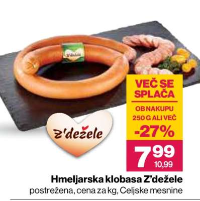 Hmeljarska klobasa Z'dežele
