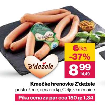 Kmečke hrenovke Z'dežele
