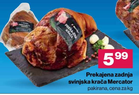 Prekajena zadnja svinjska krača Mercator