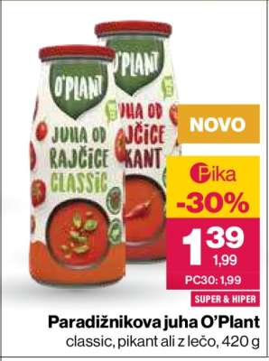 Paradižnikova juha O’Plant