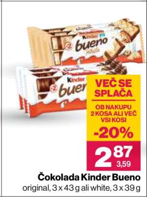 Čokolada Kinder Bueno
