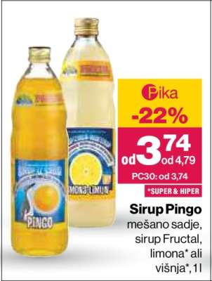 SIRUP PINGO