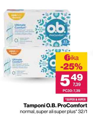 Tamponi o.b. ProComfort