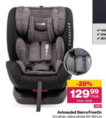Avtosedež Sierra FreeON