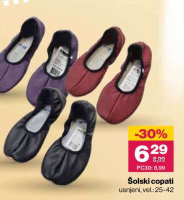 Šolski copati