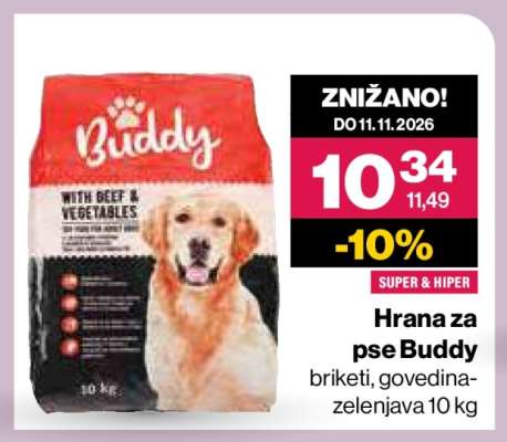Hrana za pse Buddy