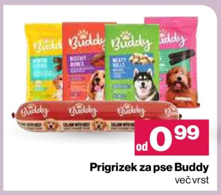 Prigrizek za pse Buddy