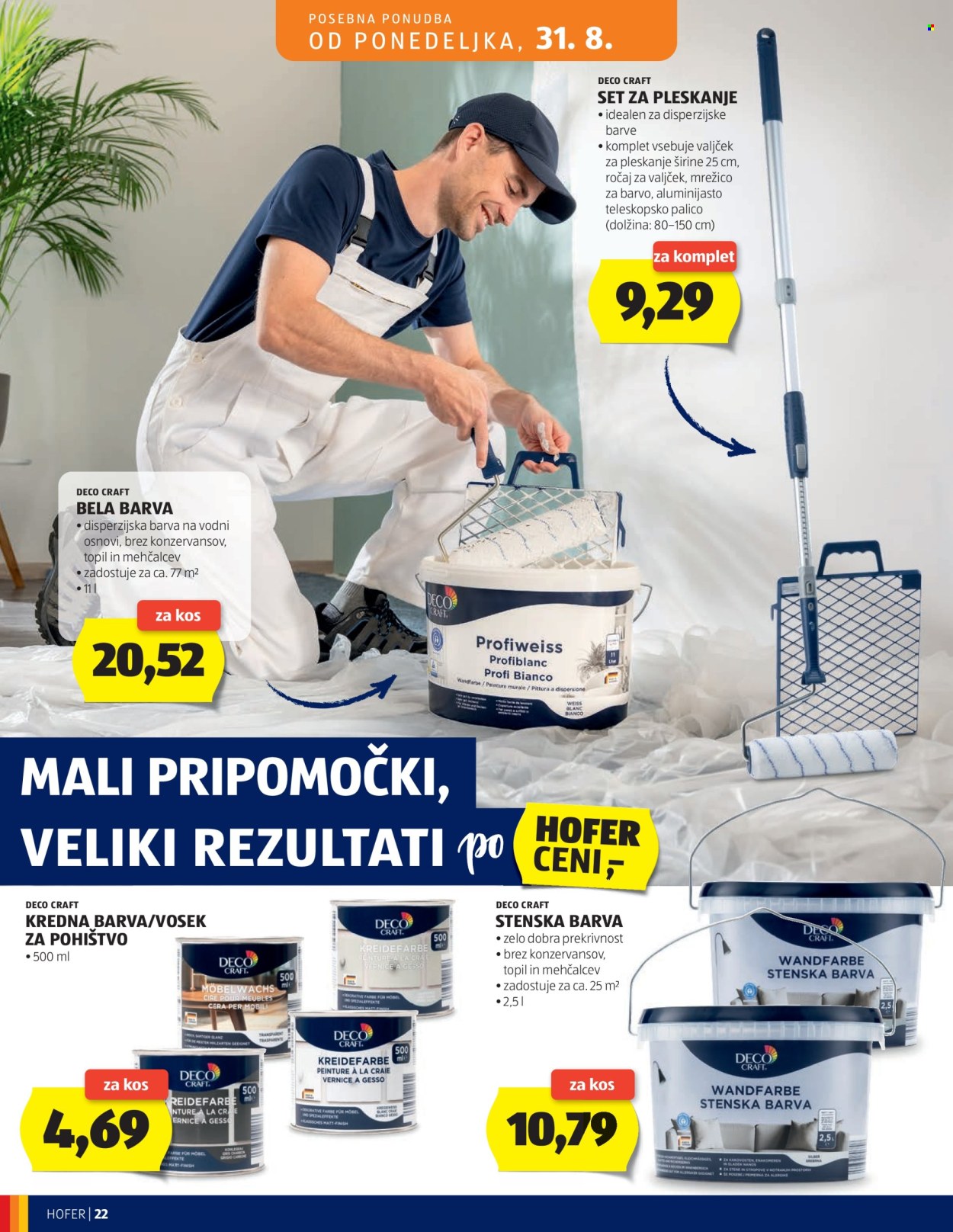 Hofer katalog - 26.8.2026 - 3.9.2026. Stran 22