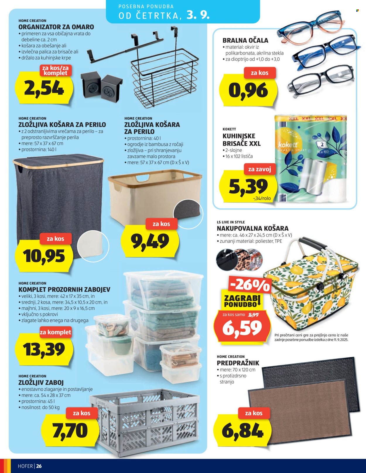 Hofer katalog - 26.8.2026 - 3.9.2026. Stran 26