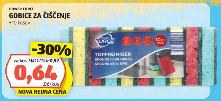 POWER FORCE Gobice za čiščenje