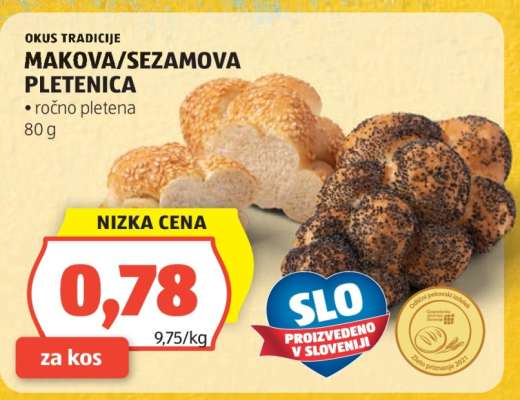 Makova/Sezamova Pletenica