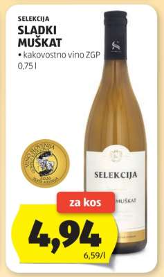 SELEKCIJA SLADKI MUŠKAT