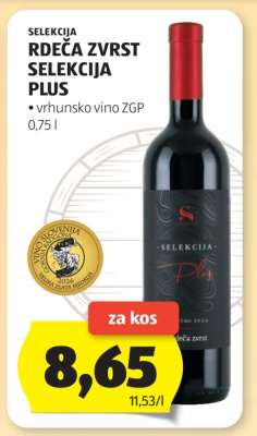 Rdeča Zvrst Selekcija Plus
