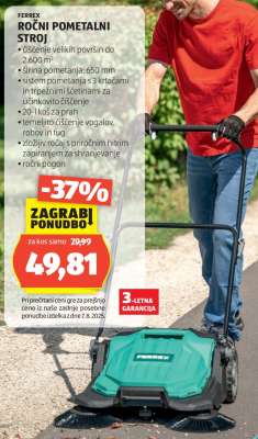 FERREX Ročni Pometalni Stroj