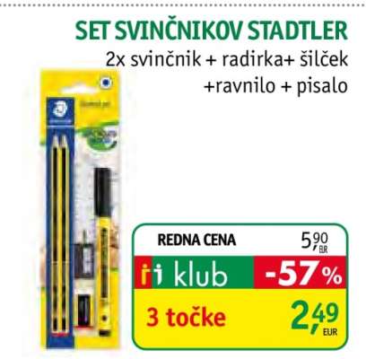 SET SVINČNIKOV STADTLER