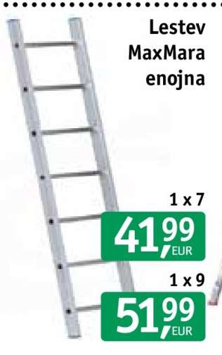Lestev MaxMara enojna 1x7
