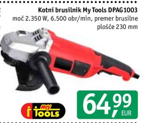 Kotní brusilnik My Tools DPAG1003