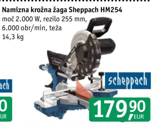 Namizna krožna žaga Scheppach HM254