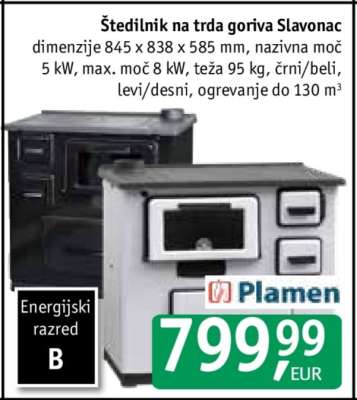 Štedilnik na trda goriva Slavonac