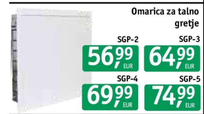 Omarica za talno gretje SGP-2