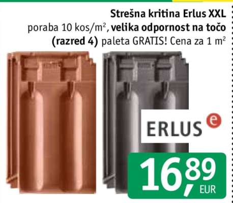 Strešna kritina Erlus XXL