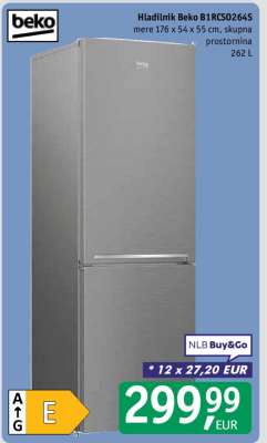 Hladilnik Beko B1RCSO264S
