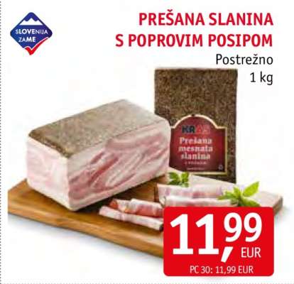 PREŠANA SLANINA S POPROVIM POSIPOM