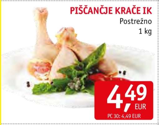 PIŠČANČJE KRAČE IK
