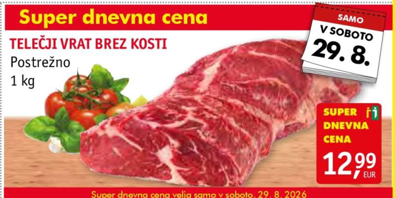 TELEČJI VRAT BREZ KOSTI