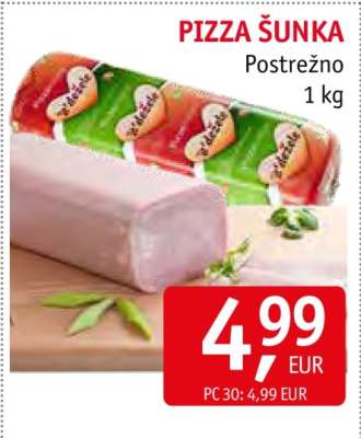 PIZZA ŠUNKA