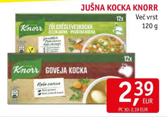 Jušna kocka Knorr