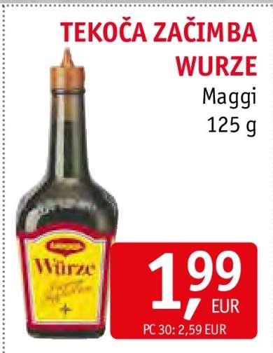 TEKOČA ZAČIMBA WURZE