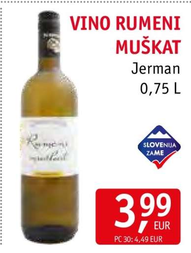 VINO RUMENI MUŠKAT