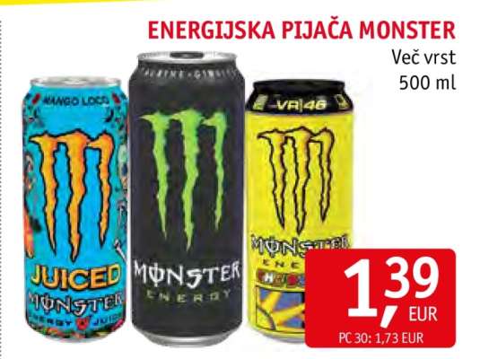ENERGIJSKA PIJAČA MONSTER