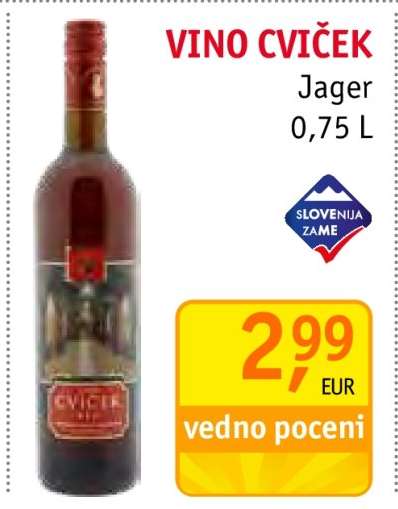 Vino Cviček Jager