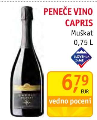 PENEČE VINO CAPRIS MUŠKAT