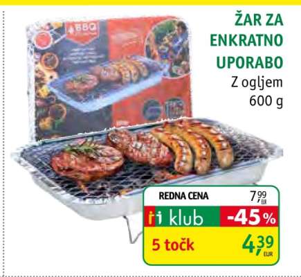 Žar za enkratno uporabo