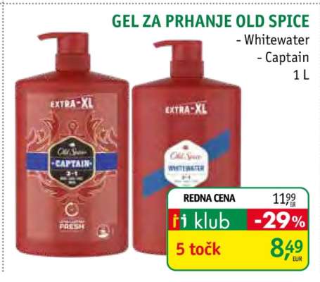 GEL ZA PRHANJE OLD SPICE