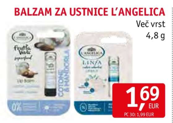 Balzam za ustnice L’Angelica