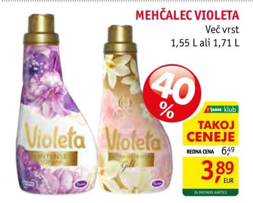 MEHČALEC VIOLETA