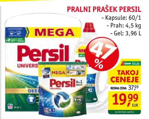 PRALNI PRAŠEK PERSIL