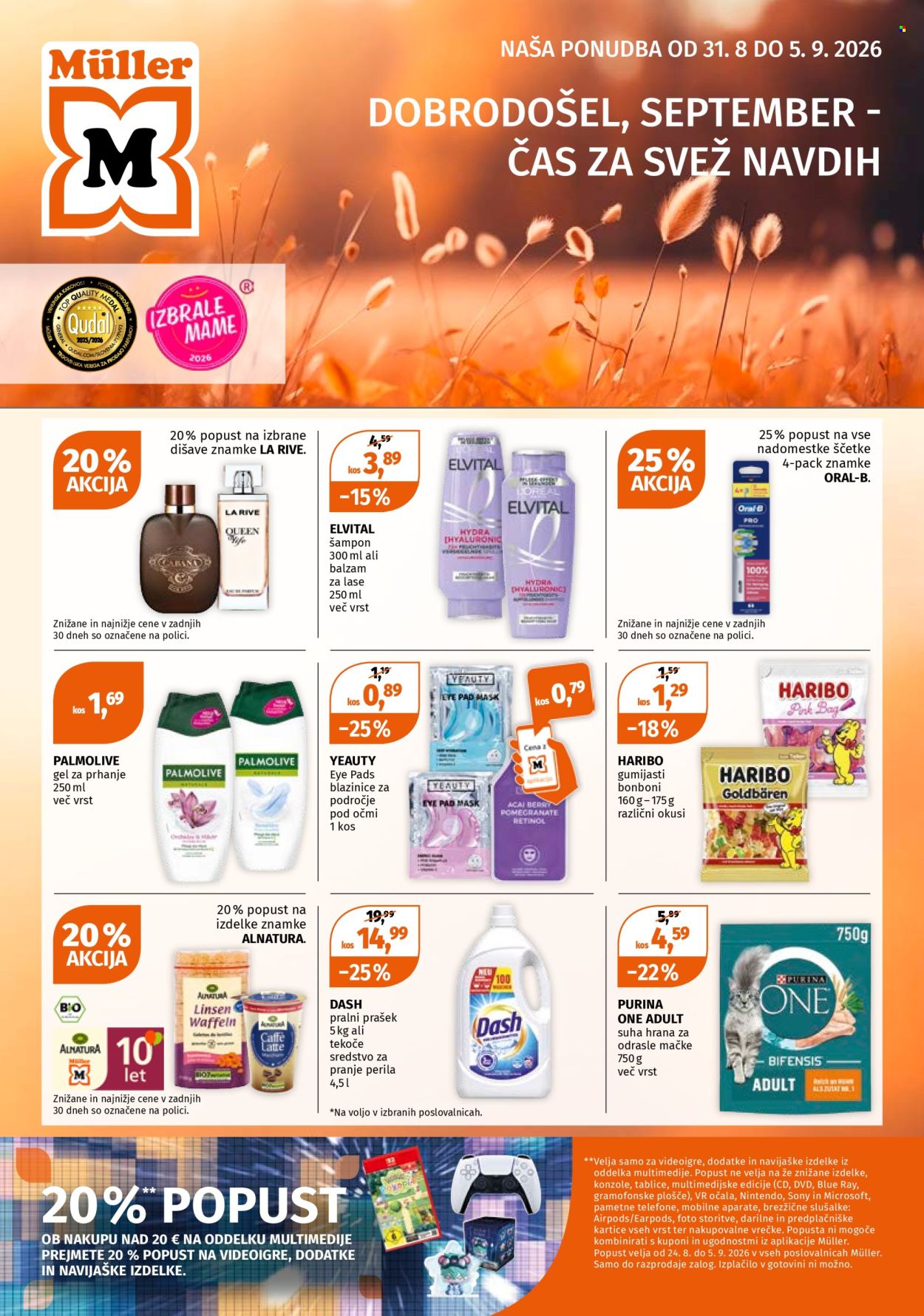 Müller katalog - 31.8.2026 - 5.9.2026. Stran 1