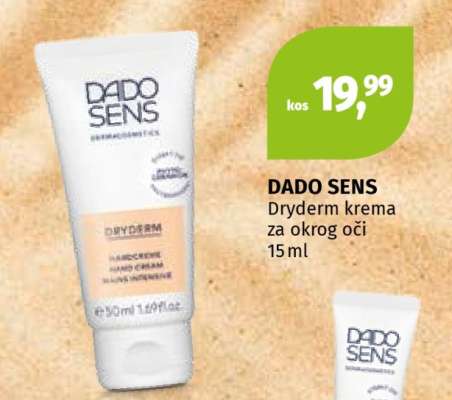 DADO SENS Dryderm krema za okrog oči 15 ml